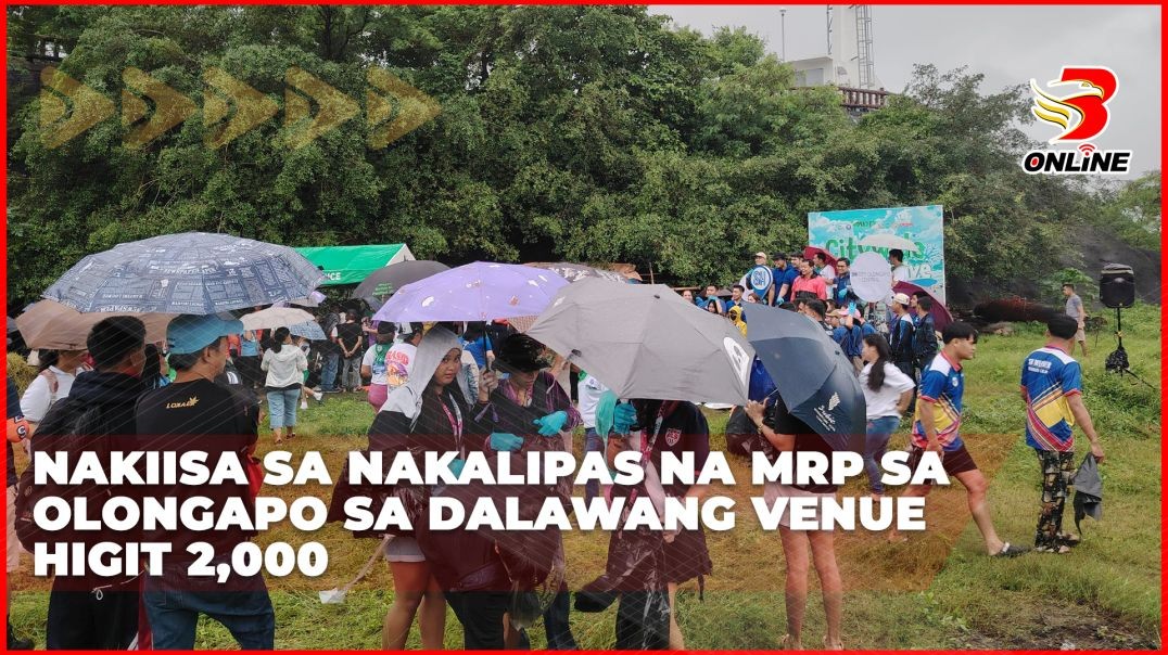 ⁣Nakiisa sa nakalipas na MRP sa Olongapo sa dalawang venue higit 2,000