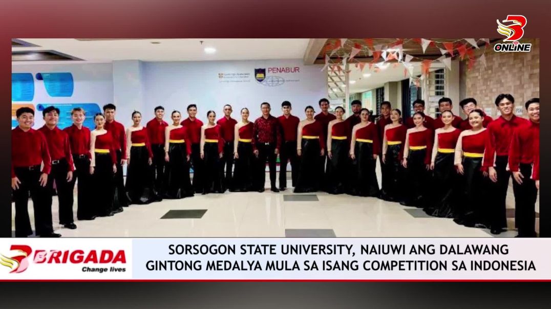 Sorsogon State University, naiuwi ang dalawang gintong medalya mula sa isang International Choir Com