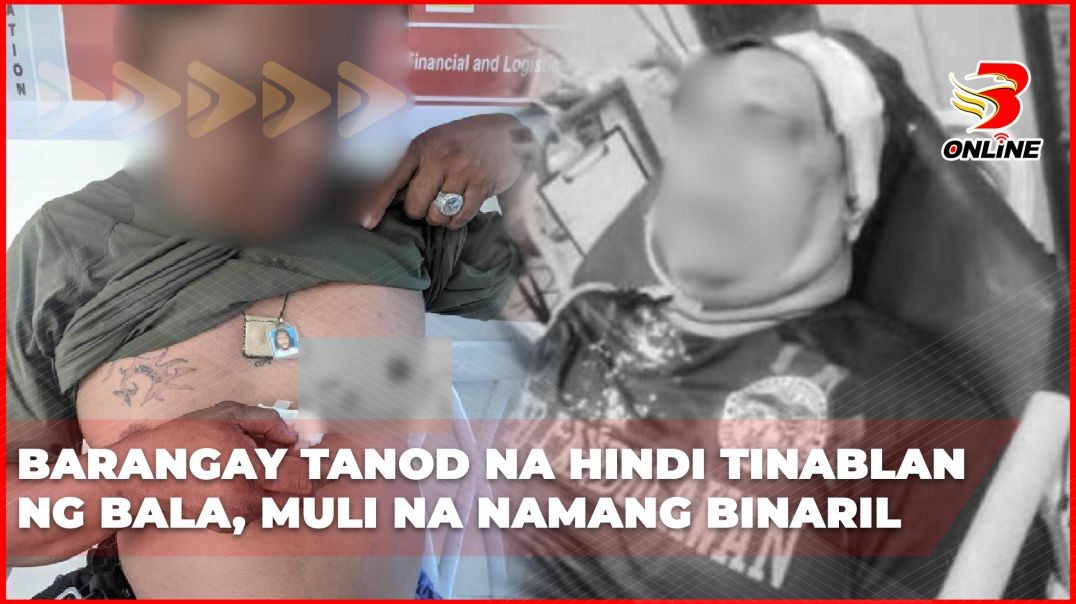Barangay tanod na hindi tinablan ng bala, muli na namang binaril