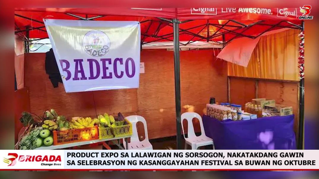 Product Expo sa Lalawigan ng Sorsogon, Nakatakdang Gawin sa Selebrasyon ng Kasanggayahan Festival sa