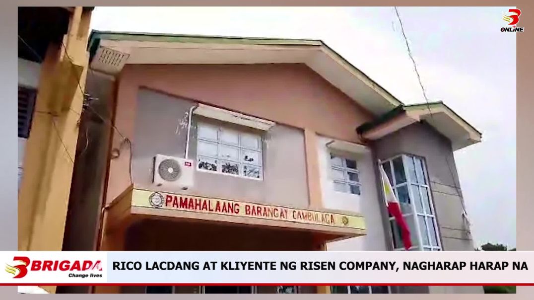 ⁣Rico Lacdang at kliyente ng Risen Company, nagharap harap na