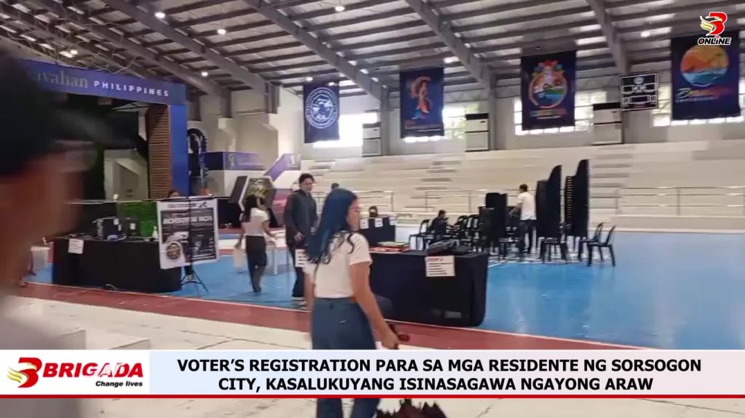 ⁣Voter’s Registration Para sa mga Residente ng Sorsogon City, Kasalukuyang Isinasagawa Ngayong Araw