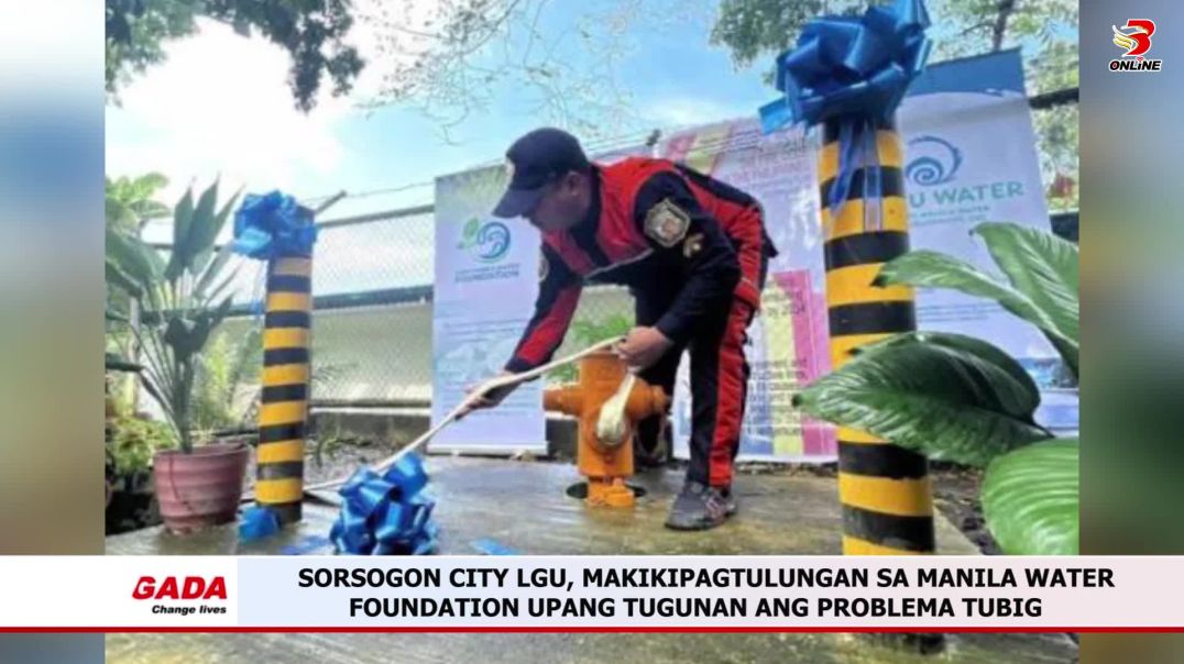 ⁣Sorsogon City LGU, Makikipagtulungan sa Manila Water Foundation Upang Tugunan ang Problema Tubig
