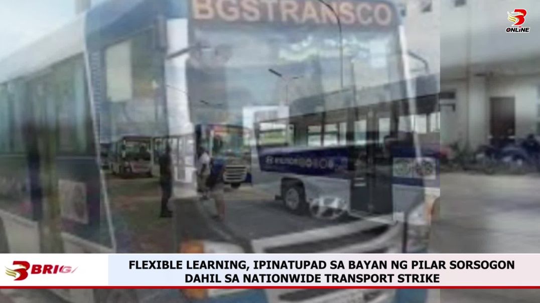 ⁣Flexible Learning, Ipinatupad sa Bayan ng Pilar Sorsogon dahil sa Nationwide Transport Strike