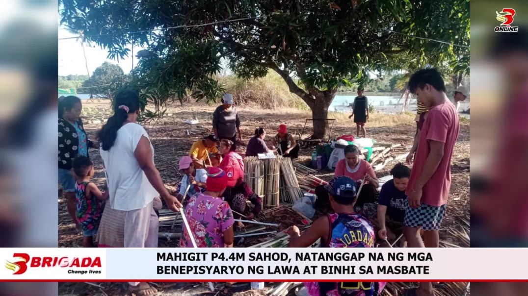 Mahigit P4.4m sahod, natanggap na ng mga benepisyaryo ng Lawa at Binhi sa Masbate