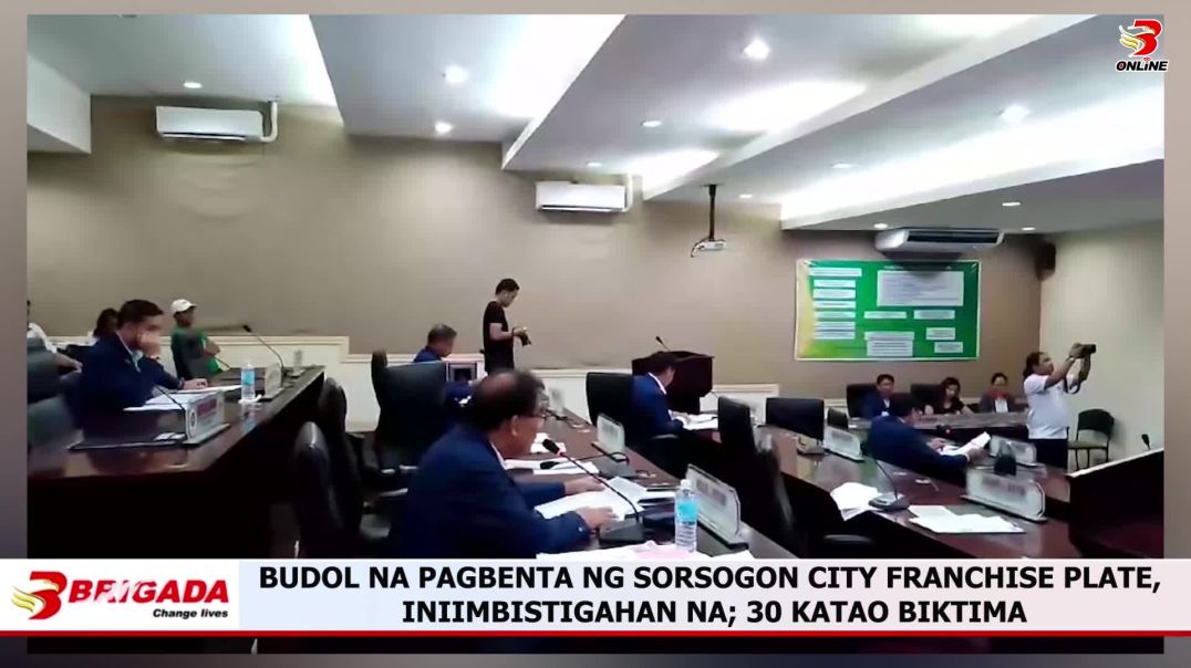 Budol na pagbenta ng Sorsogon City franchise plate, iniimbistigahan na; 30 katao biktima