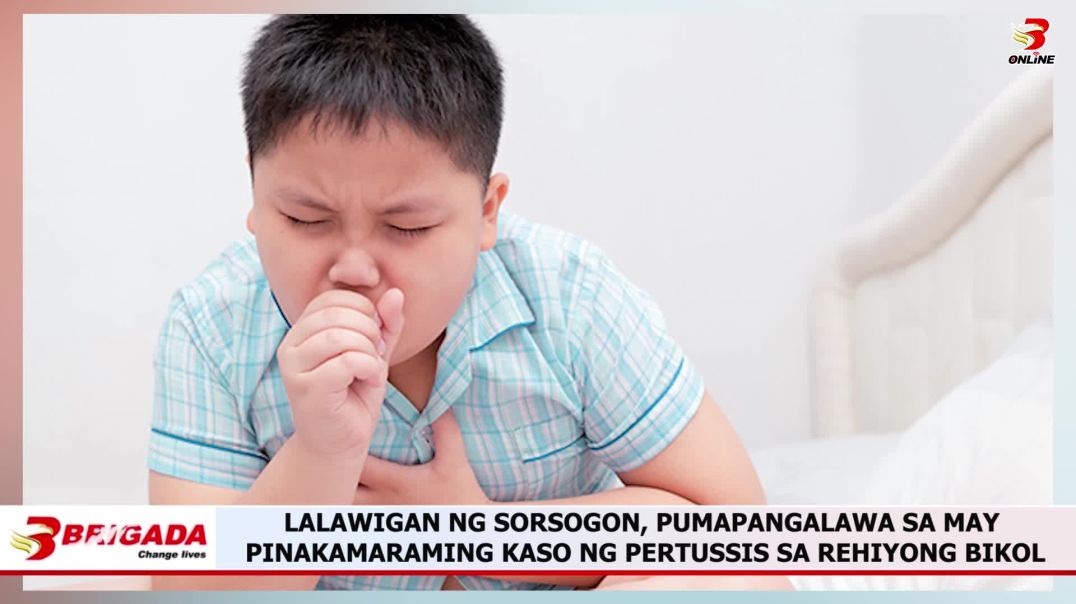 Lalawigan ng Sorsogon, pumapangalawa sa may pinakamaraming kaso ng pertussis sa rehiyong Bikol