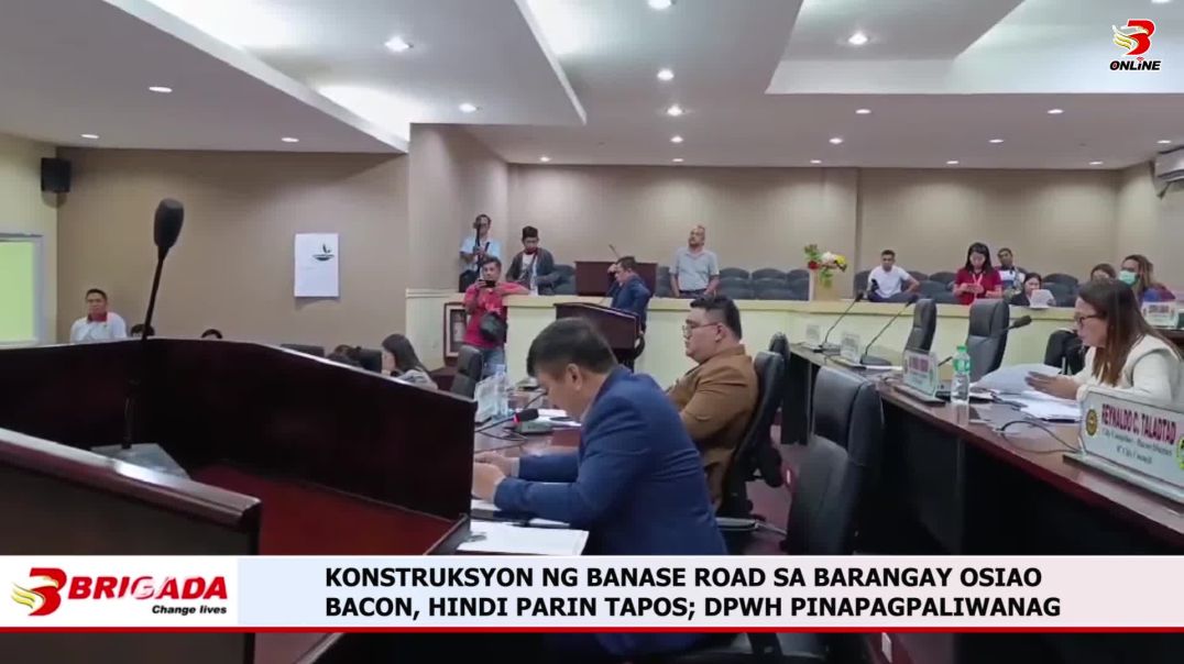⁣Konstruksyon ng Banase Road sa Barangay Osiao Bacon, hindi parin tapos; DPWH pinapagpaliwanag