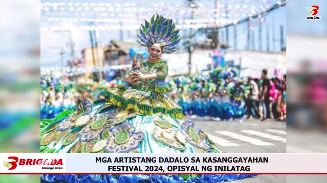 MGA ARTISTANG DADALO SA KASANGGAYAHAN FESTIVAL 2024, OPISYAL NG INILATAG