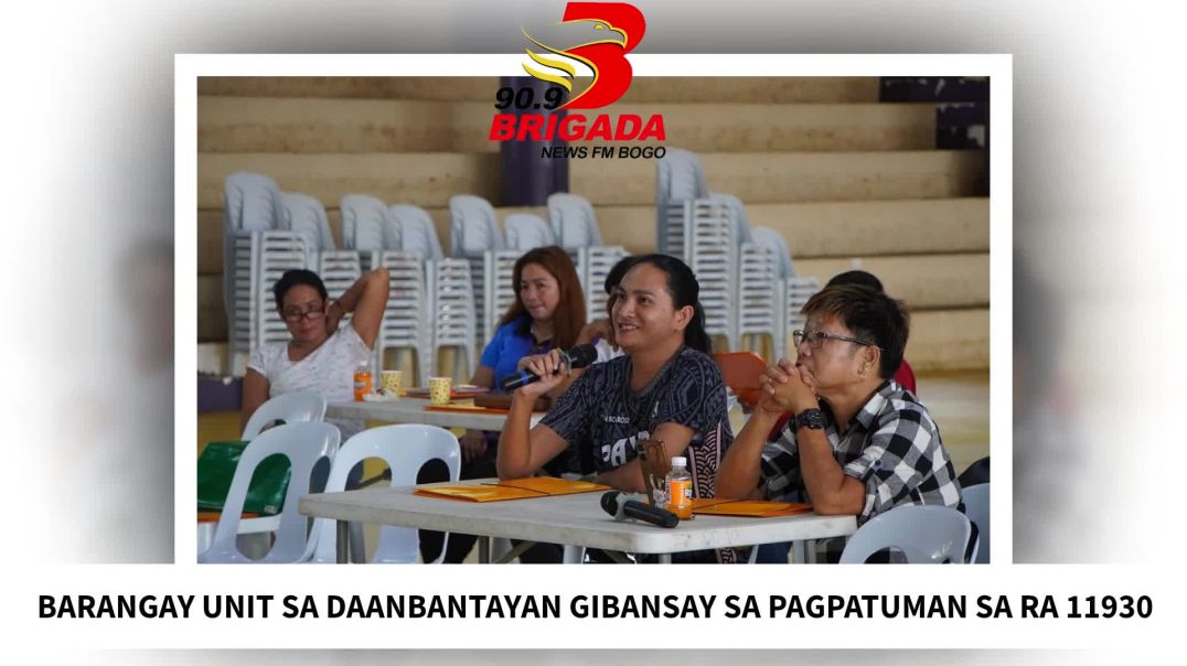 BARANGAY UNIT SA DAANBANTAYAN GIBANSAY SA PAGPATUMAN SA RA 11930