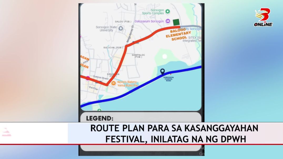 Route plan para sa Kasanggayahan Festival, inilatag na ng DPWH