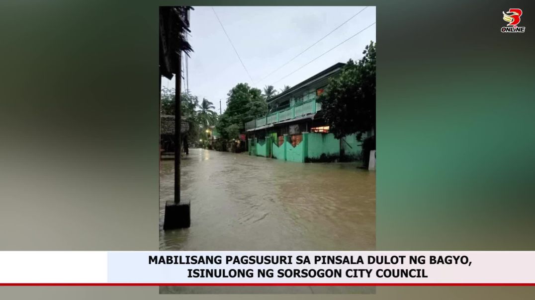 Mabilisang Pagsusuri sa Pinsala Dulot ng Bagyo, Isinulong ng Sorsogon City Council