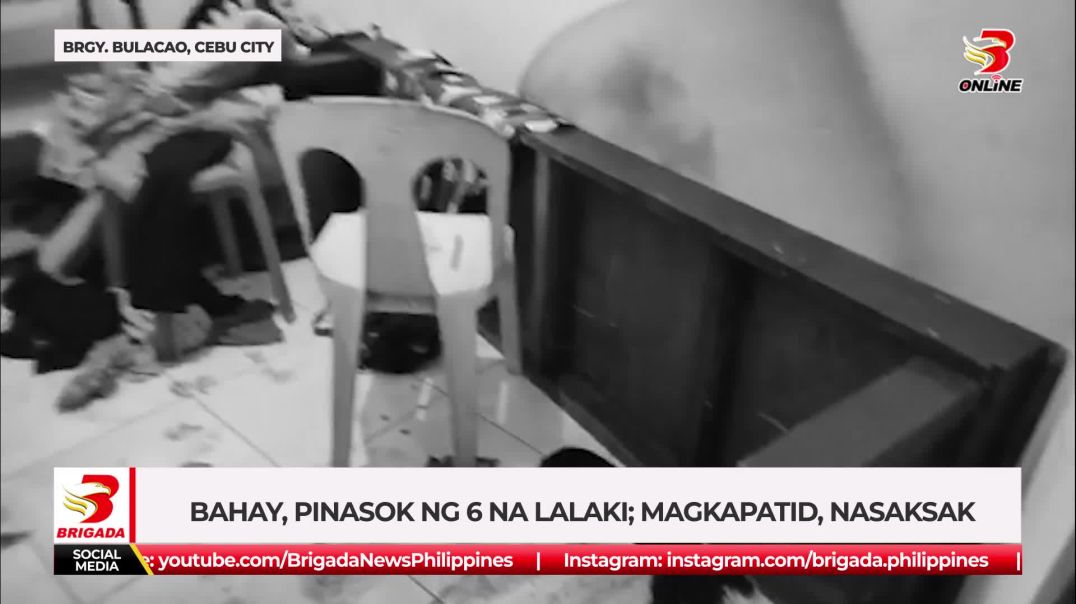 Bahay, pinasok ng 6 na lalaki; Magkapatid, nasaksak