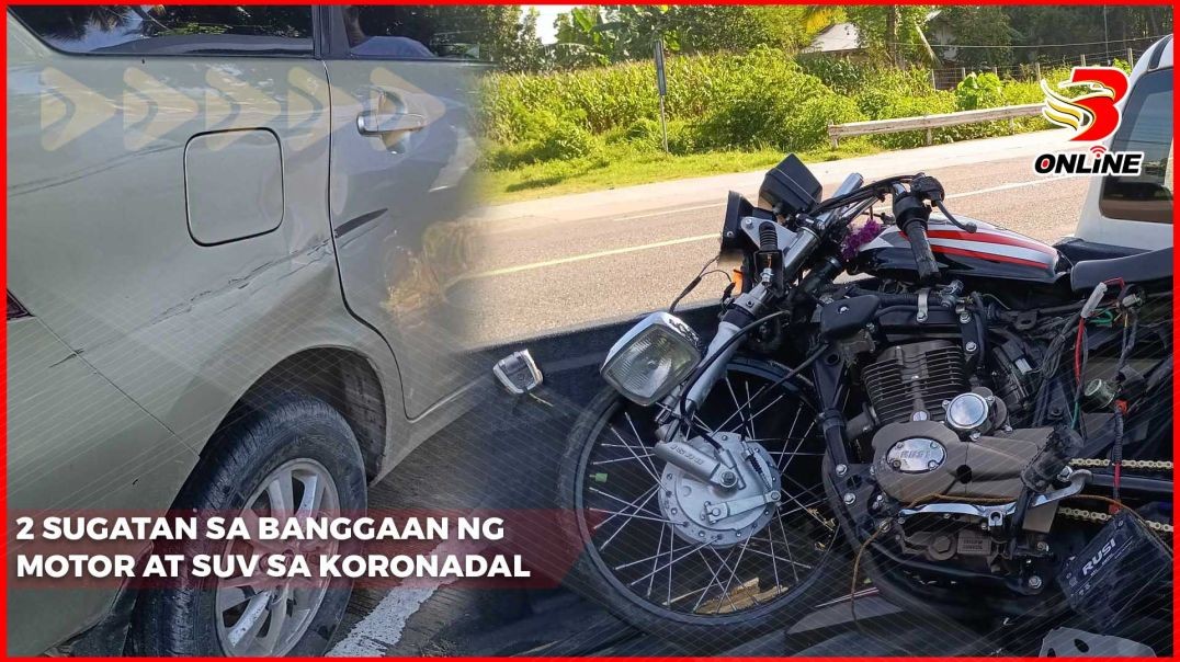2 sugatan sa banggaan ng motor at SUV sa Koronadal mike