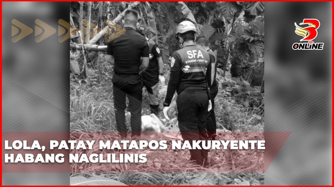 Lola, patay matapos nakuryente habang naglilinis