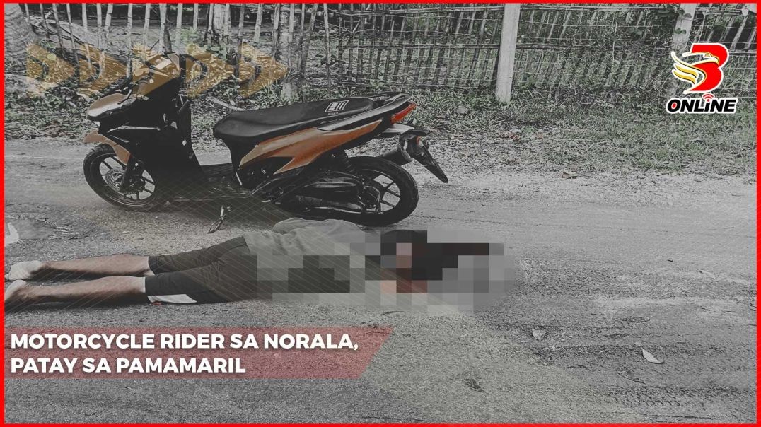 Motorcycle rider sa Norala, patay sa pamamaril
