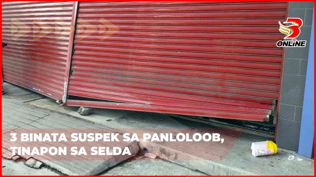 3 binata suspek sa panloloob, tinapon sa selda