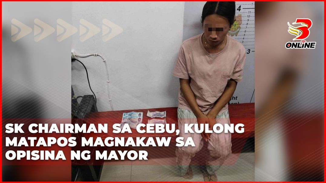 SK Chairman sa Cebu, kulong matapos magnakaw sa opisina ng Mayor