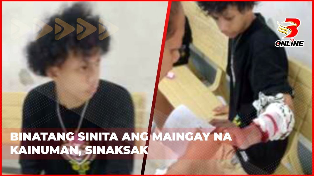 Binatang sinita ang maingay na  kainuman, sinaksak