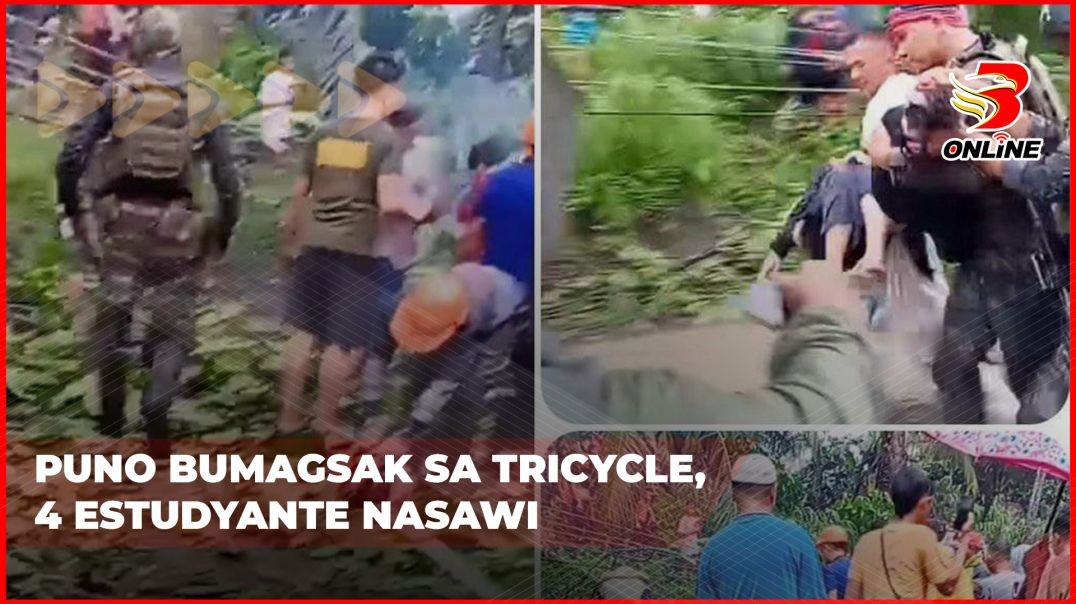Puno bumagsak sa tricycle, 4 estudyante nasawi