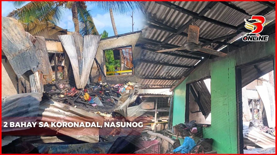 2 bahay sa Koronadal, nasunog!