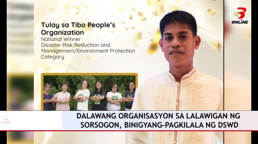 Dalawang organisasyon sa lalawigan ng Sorsogon, binigyang-pagkilala ng DSWD