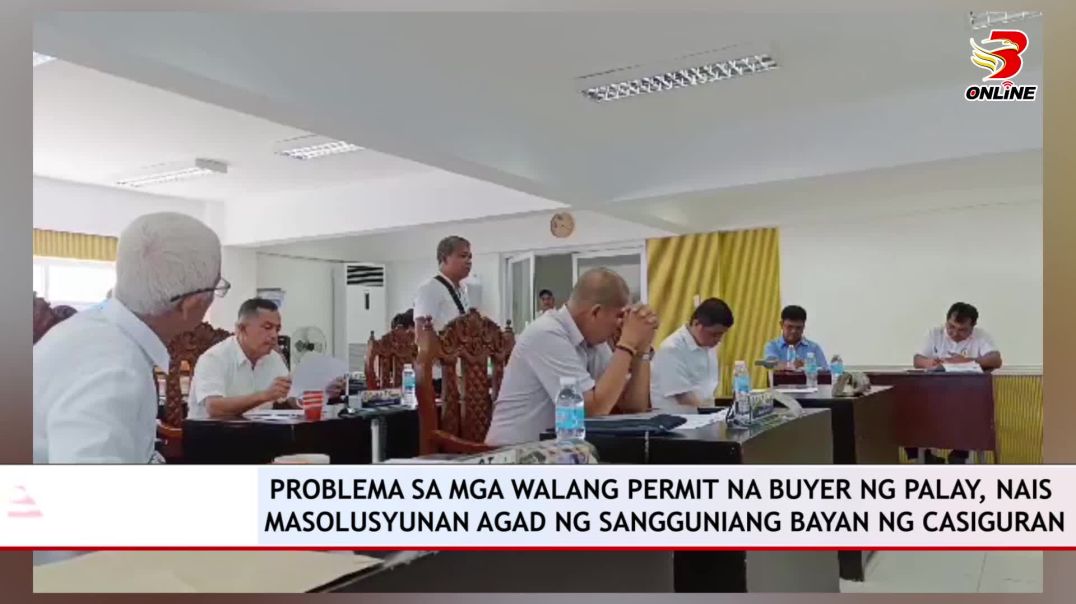 ⁣⁣Problema sa mga walang permit na buyer ng palay, nais masolusyunan agad ng sangguniang bayan ng Cas