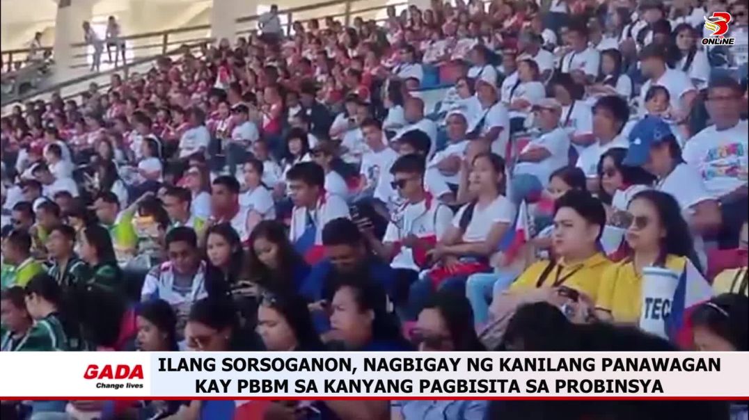 ⁣Ilang Sorsoganon, Nagbigay ng Kanilang Panawagan kay PBBM sa kanyang Pagbisita sa Probinsya