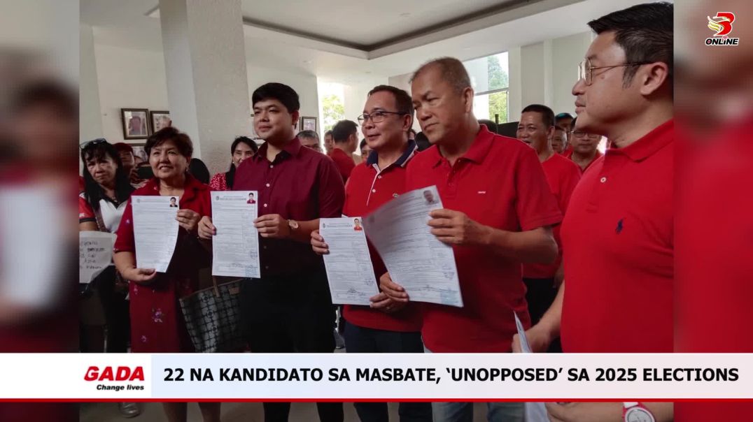22 na Kandidato sa Masbate, ‘Unopposed’ sa 2025 Elections