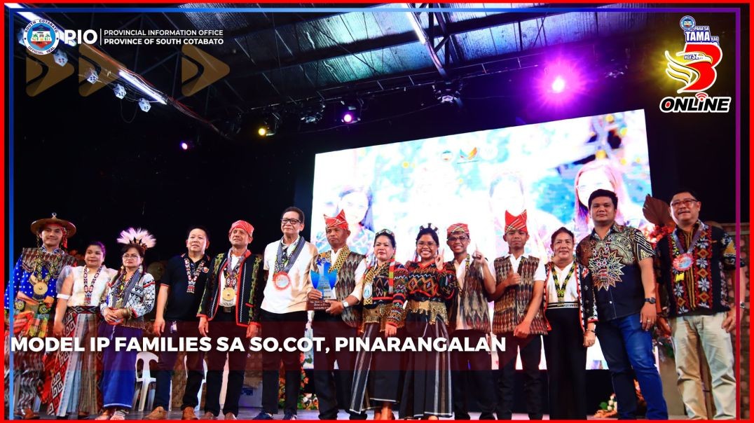 ⁣Model IP families sa So.Cot, pinarangalan