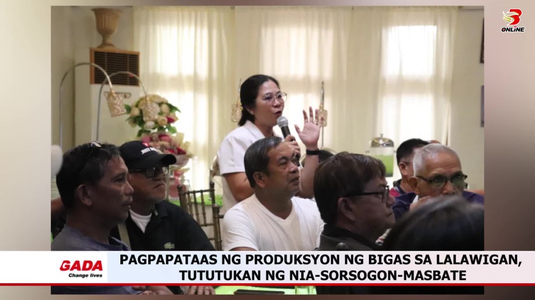 ⁣Pagpapataas ng produksyon ng bigas sa lalawigan, tututukan ng NIA-Sorsogon-Masbate