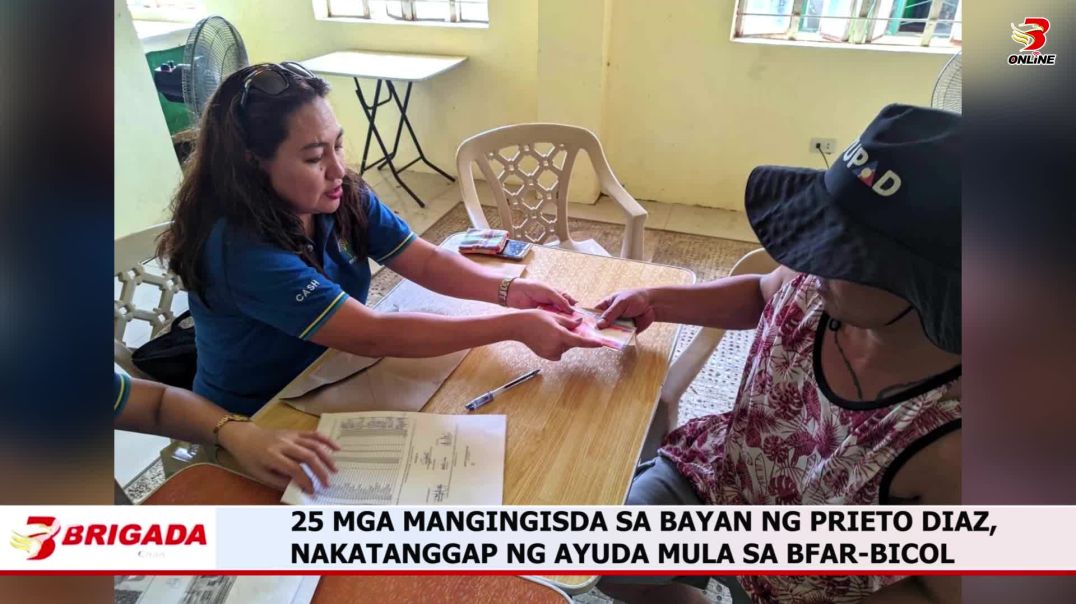 25 mga mangingisda sa bayan ng Prieto Diaz, nakatanggap ng ayuda mula sa BFAR-Bicol