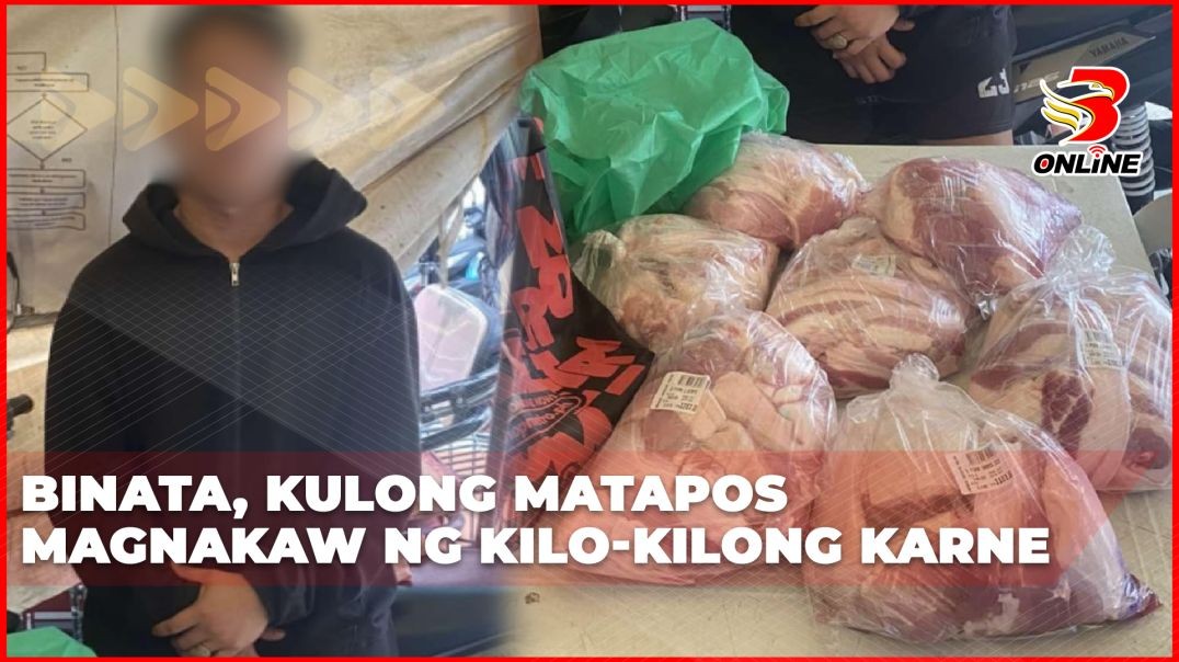Binata, kulong matapos magnakaw ng kilo-kilong karne