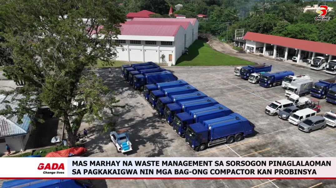 Mas Marhay na Waste Management sa Sorsogon Pinaglalaoman sa Pagkakaigwa nin mga Bag-Ong Compactor ka