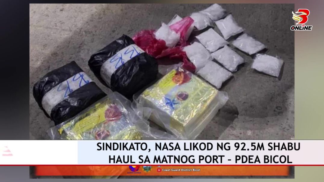 Sindikato, nasa likod ng 92.5M shabu haul sa Matnog Port – PDEA Bicol