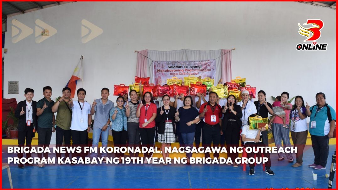 ⁣Brigada News FM Koronadal, nagsagawa ng outreach program kasabay ng 19th Year ng Brigada Group
