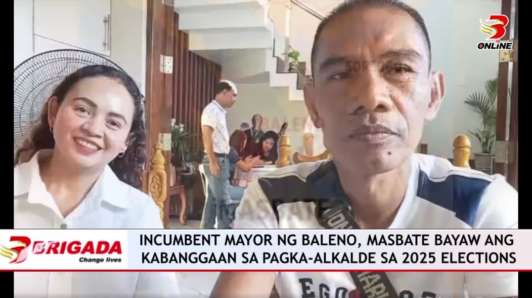 ⁣Incumbent mayor ng Baleno, Masbate bayaw ang kabanggaan sa pagka-alkalde sa 2025 elections