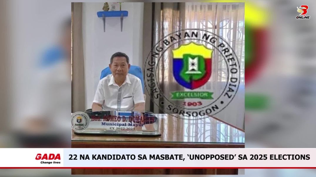 4 na Kandidato sa Sorsogon, Walang Kalaban sa 2025 Elections
