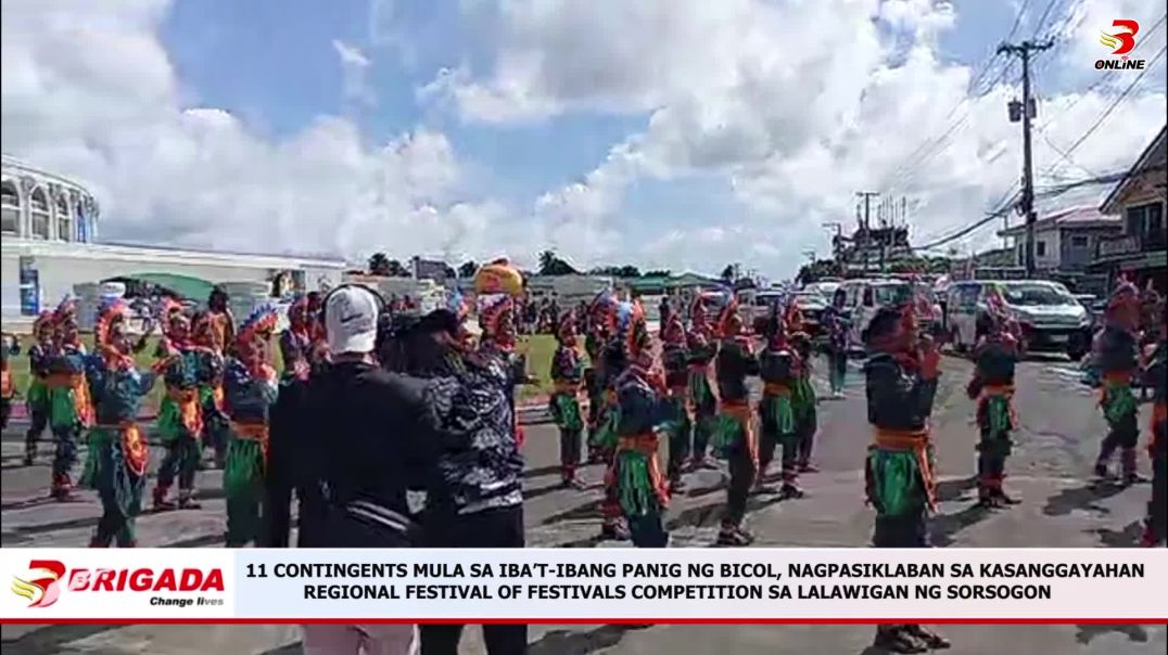 11 Contingents mula sa Iba’t-Ibang Panig ng Bicol, Nagpasiklaban sa Kasanggayahan Regional Festival 