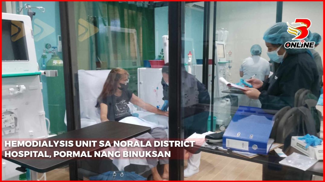 ⁣Hemodialysis Unit sa Norala District Hospital, pormal nang binuksan