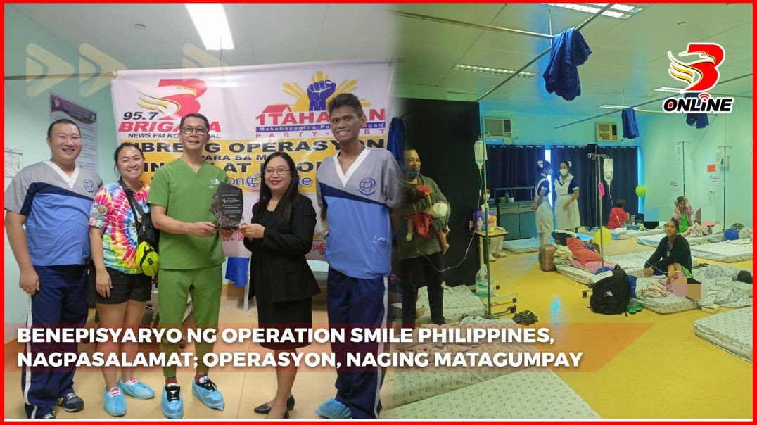 ⁣Benepisyaryo ng Operation Smile Philippines, nagpasalamat; operasyon, naging matagumpay