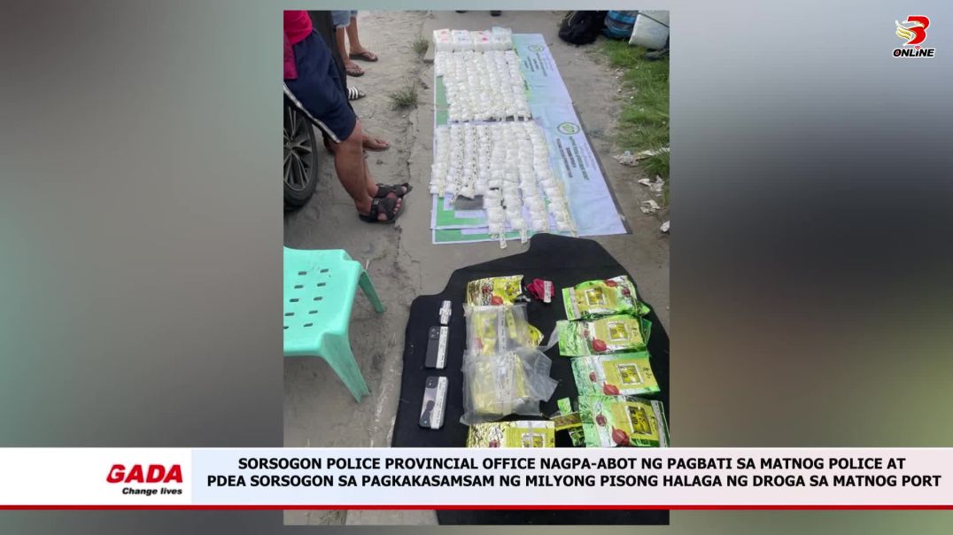 PDEA Sorsogon sa pagkakasamsam ng milyong pisong halaga ng droga sa Matnog port
