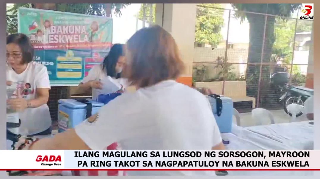 ⁣Ilang magulang sa lungsod ng Sorsogon, mayroon pa ring takot sa nagpapatuloy na Bakuna Eskwela