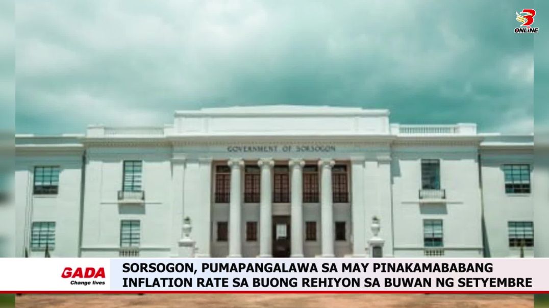 Sorsogon, Pumapangalawa sa may Pinakamababang Inflation Rate sa Buong Rehiyon sa Buwan ng Setyembre