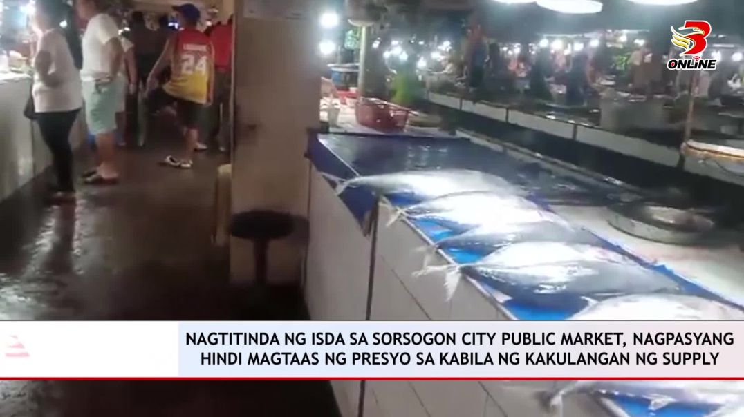 ⁣Nagtitinda ng isda sa Sorsogon City Public Market, nagpasyang hindi magtaas ng presyo sa kabila ng k