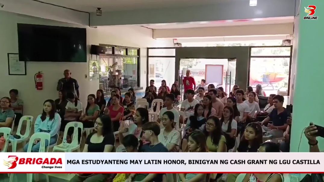 Mga Estudyanteng may Latin Honor, Binigyan ng Cash Grant ng LGU Castilla