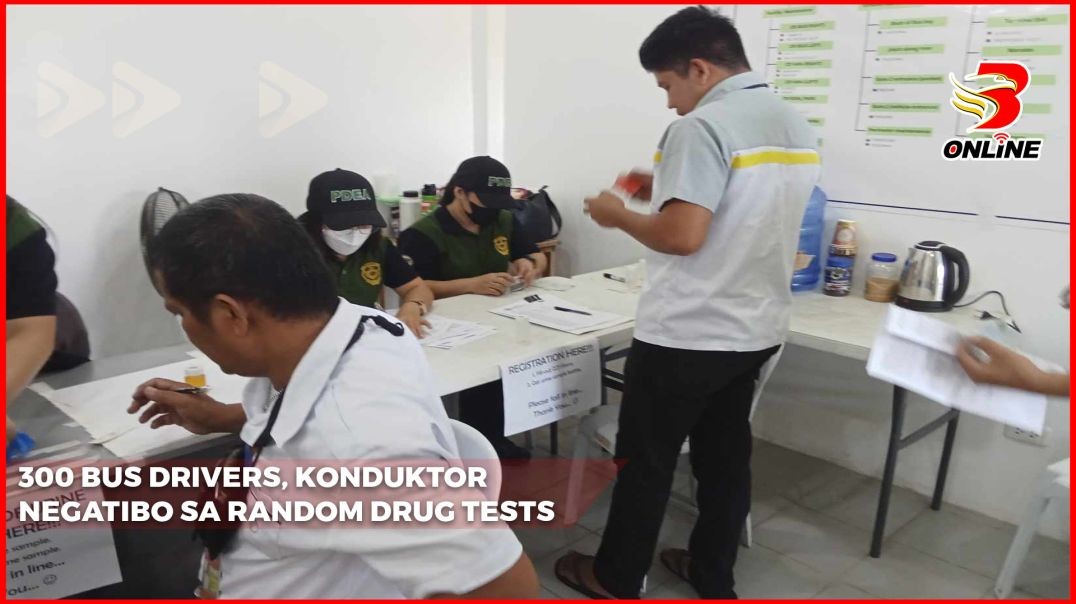300 bus drivers, konduktor negatibo sa random drug tests