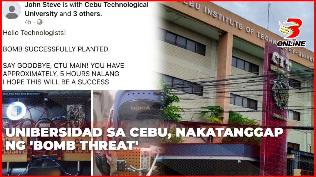 Unibersidad sa Cebu, nakatanggap ng 'bomb threat'