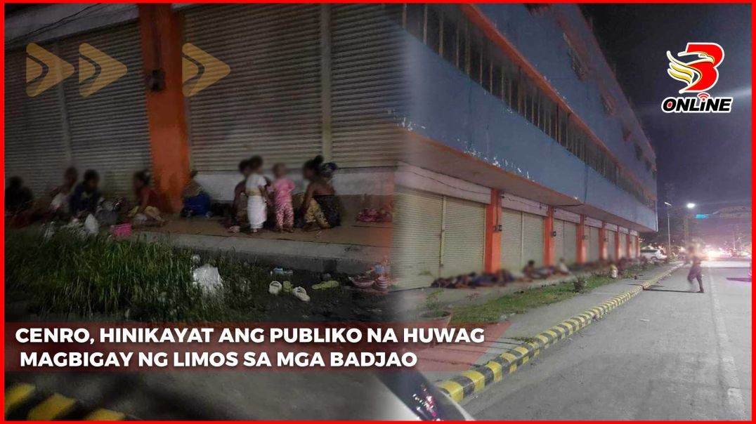 ⁣CENRO, hinikayat ang publiko na huwag magbigay ng limos sa mga Badjao