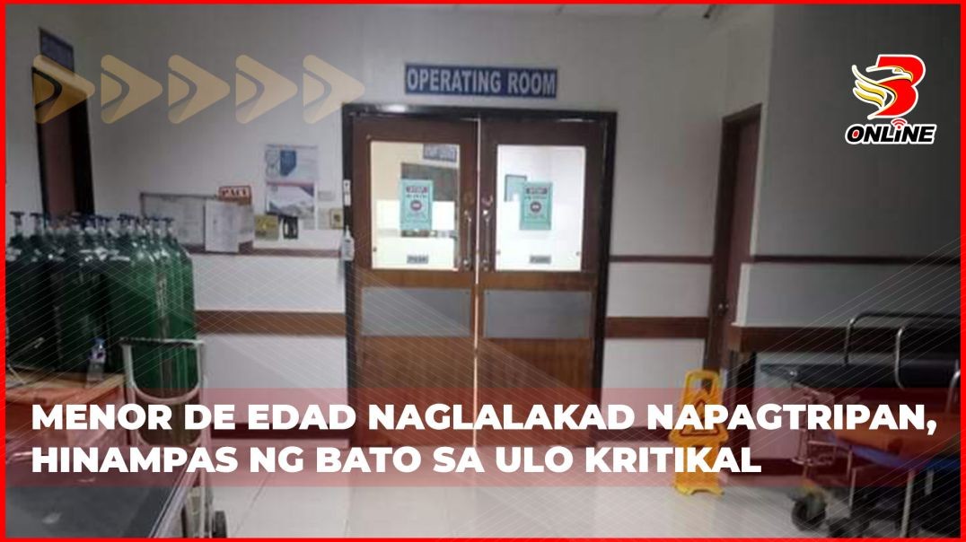 Menor de edad naglalakad napagtripan, hinampas ng bato sa ulo kritikal